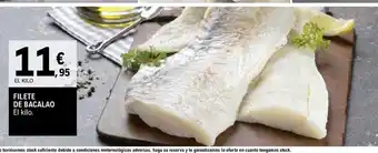E.Leclerc FILETE DE BACALAO oferta