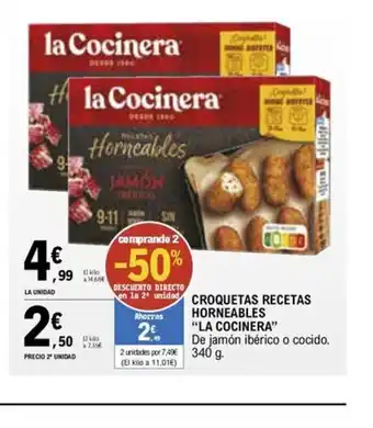 E.Leclerc CROQUETAS RECETAS HORNEABLES oferta