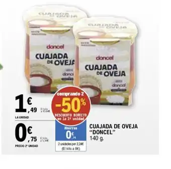 E.Leclerc CUAJADA DE OVEJA oferta