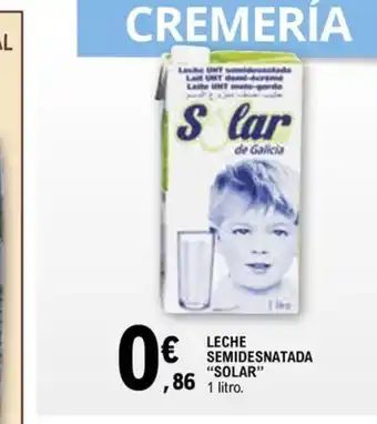 E.Leclerc Lche semidesnatada solar oferta