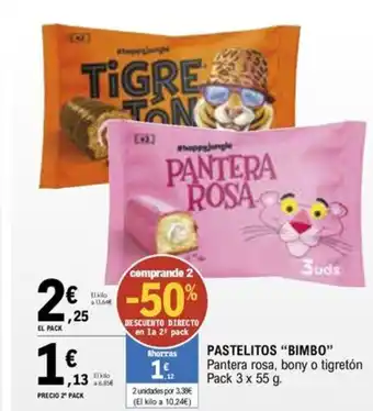 E.Leclerc PASTELITOS "BIMBO oferta