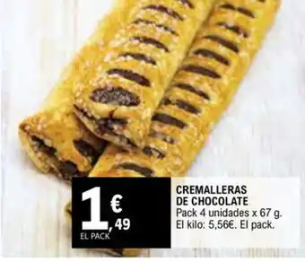 E.Leclerc CREMALLERAS DE CHOCOLATE oferta