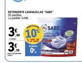 E.Leclerc DETERGENTE LAVAVAJILLAS "SABE oferta