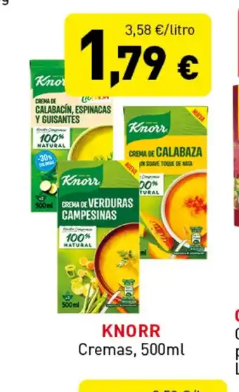 Hiperber KNORR Cremas, 500ml oferta