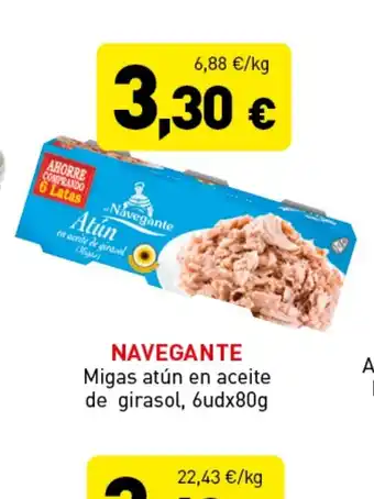Hiperber NAVEGANTE Migas atún en aceite de girasol oferta