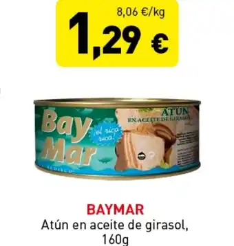 Hiperber BAYMAR Atún en aceite de girasol, 160g oferta