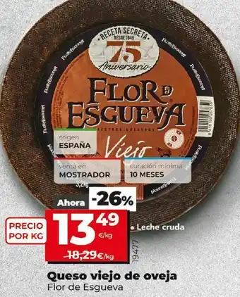 Font Vella Queso viejo flor de esgueva oferta