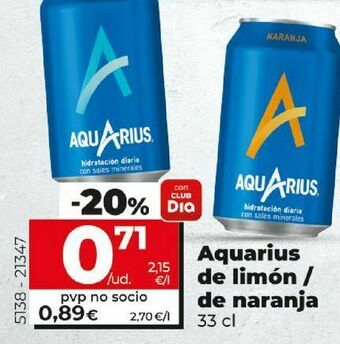 Font Vella Bebida isotónica aquarius oferta