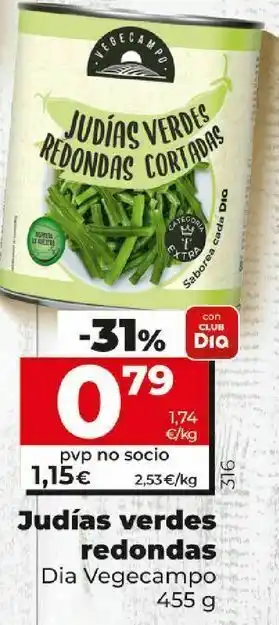 Font Vella Judías verdes oferta
