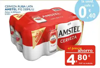 Supermercados La Despensa Amstel Cerveza Rubia lata 330ml oferta