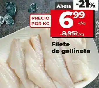 Dia Filetes de pescado oferta