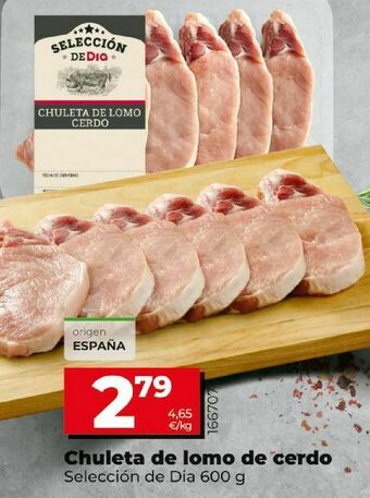 Dia Chuletas de lomo de cerdo oferta