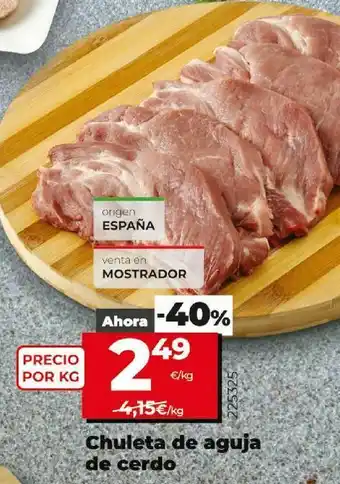 Dia Chuleta de aguja oferta