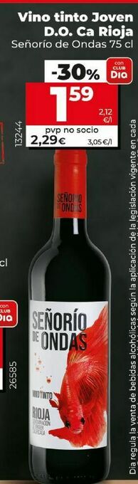 Dia Vino tinto oferta