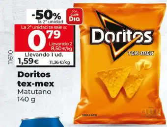 Dia Doritos tex-mex Matutano 140g oferta