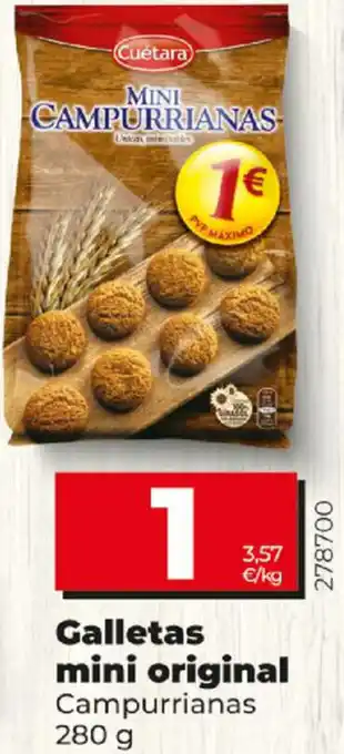 Dia Galletas mini original 280 g oferta