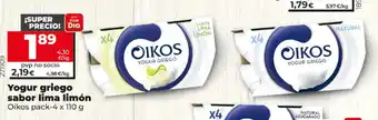 Dia Yogur griego sabor lima limón pack - 4 x 110g oferta