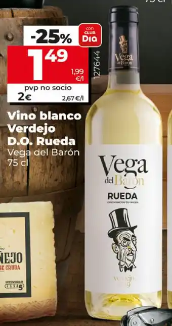 Dia Vino blanco Verdejo D.O. Rueda 75 cl oferta