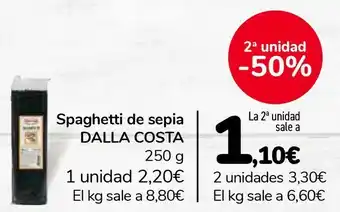 Carrefour Spaghetti de sepia dalla costa oferta