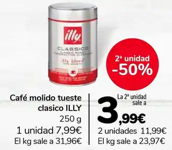 Carrefour Café molido tueste clásico illy oferta
