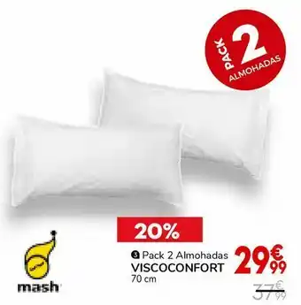 Conforama Pack 2 almohadas oferta