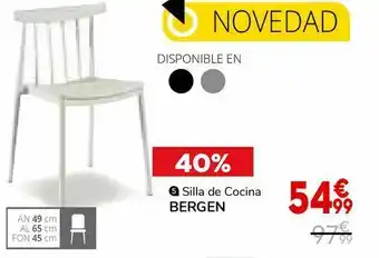 Conforama Silla de cocina bergen oferta