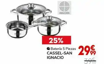Conforama Batería 5 piezas cassel-san ignacio oferta