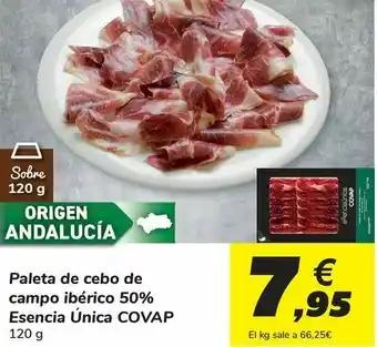 Covap Paleta de cebo de campo ibérico 50% esencia única, 120 g, covap oferta