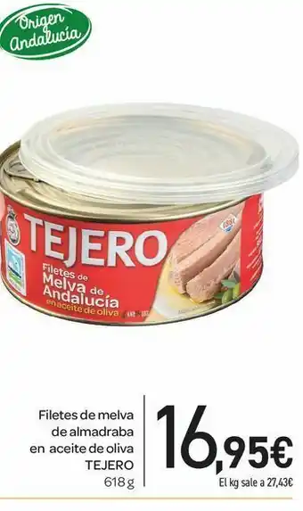 Covap Filetes de melva de almendraba en aceite de oliva tejero 618 g oferta