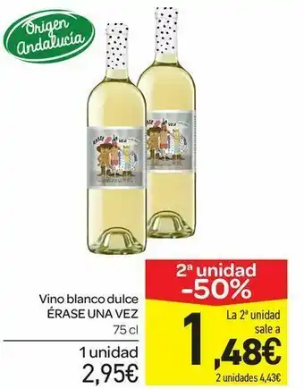 Covap Vino blanco dulce erase una vez 75 cl oferta