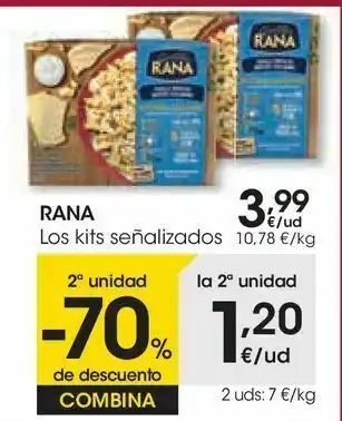 Eroski Rana los kits señalizados oferta
