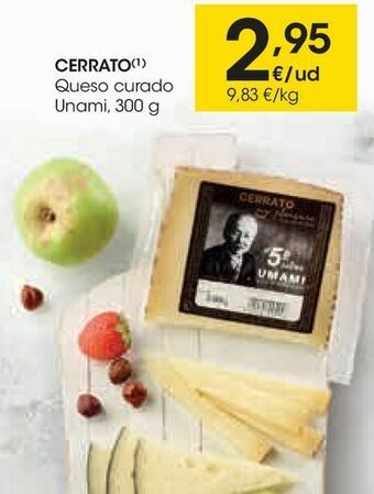 Cerrato queso curado unami