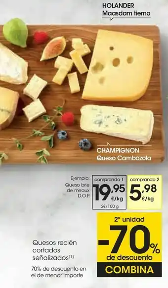 Eroski Queso brie de meaux d.o.p oferta