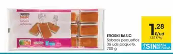 Eroski Eroski basic sobaos pequeños oferta