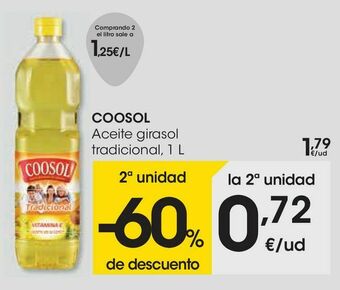 Eroski Coosol aceite girasol tradicional oferta