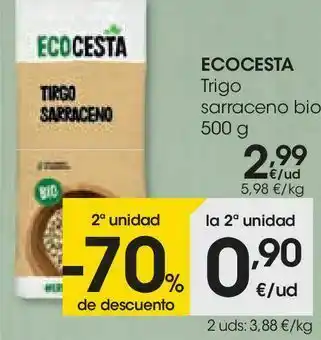 Eroski Ecocesta trigo sarraceno bio oferta