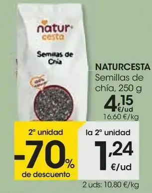 Eroski Naturcesta semillas de chía oferta