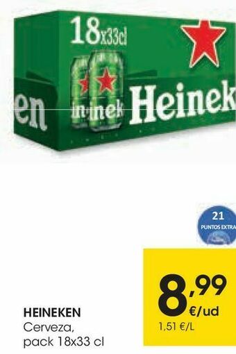 Eroski Heineken cerveza oferta