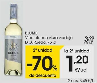 Eroski Blume vino blanco viura verdejo d.o. rueda oferta
