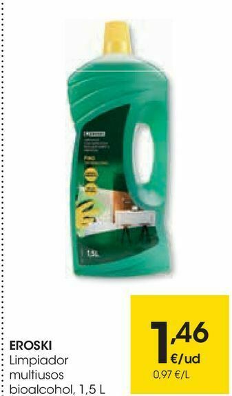 Eroski Eroski limpiador multiusos bioalcohol oferta
