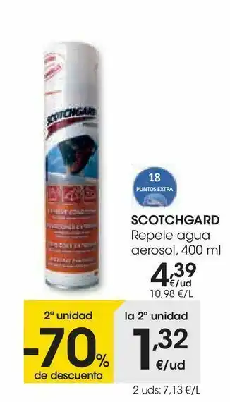 Eroski Scothgard repele agua aerosol oferta