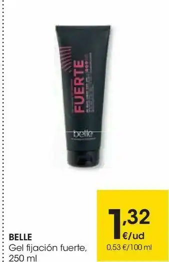 Eroski Belle gel fijación fuerte oferta