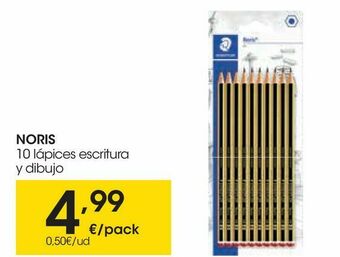 Eroski Noris 10 lápices escritura y dibujo oferta