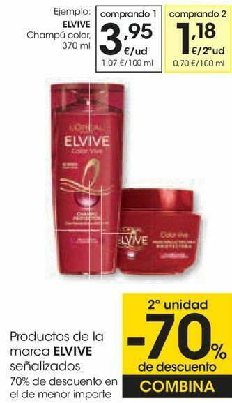Eroski Productos de la marca elvive oferta