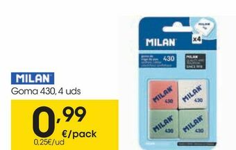 Eroski Milan goma 430 oferta