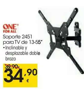 Eroski One for all soporte 2451 para tv de 13-55 oferta