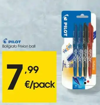 Eroski Pilot bolígrafo frixion ball oferta