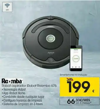 Eroski Roomba robot aspirador irobot roomba 676 oferta