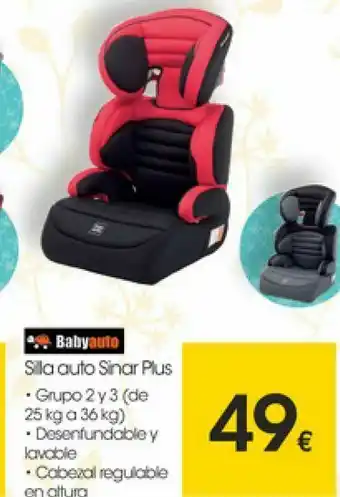 Eroski Silla auto sinar plus oferta