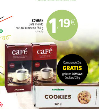 Coviran Coviran Café molido natural o mezcla 250g oferta
